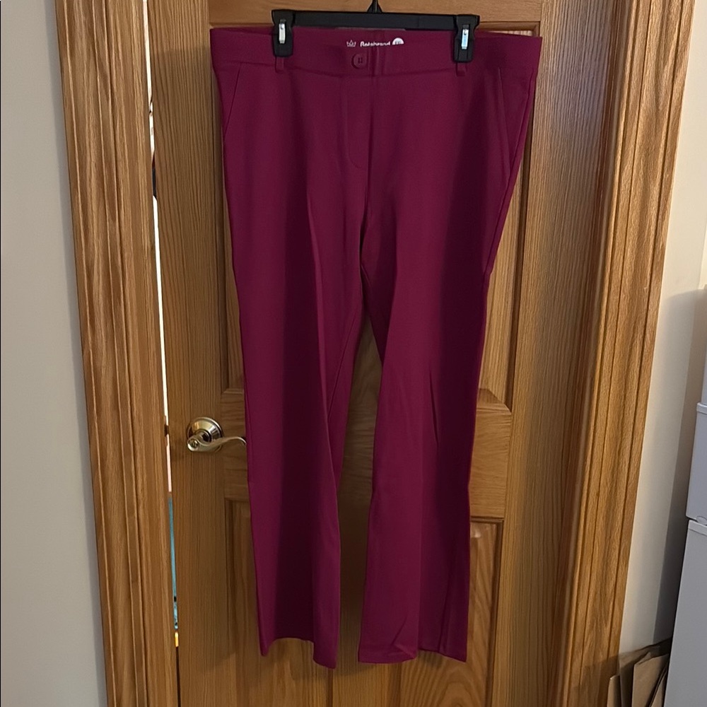Betabrand Berry Boot Cut Dress Yoga Pants